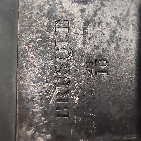 Brusque Size 43/10 Classic Wingtip Black Mens Leather Quality Oxford Shoes - Picture 8 of 9